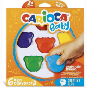 Baby Crayons couleurs 6 pcs CARIOCA