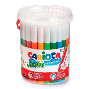 Boite de 50 Feutres Pointe Maxi Jumbo CARIOCA