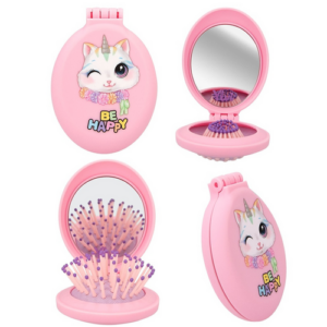 Brosse a cheveux pliante licorne