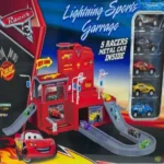 Circuit Cars avec 5 voitures metalliques Toysan