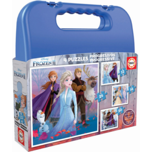 Coffret de 4 puzzles Frozen EDUCA