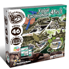 Fouilles de fossiles 4 en 1 SCIENCE4YOU