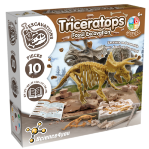 Fouilles de fossiles Tricératops SCIENCE4YOU