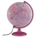 Globe Terrestre Lumineux PINK ZOO 25 cm