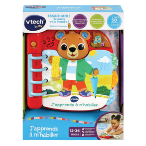Livre interactif J’apprends à m’habiller Vtech