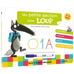 Livre ardoise loup – Ma petite section avec loup