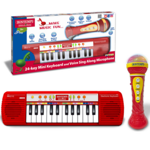 Piano 24 Touches et microphone karaoké BONTEMPI
