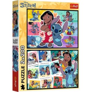 Puzzle 2×200 pcs Stitch TREFL