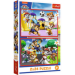 Puzzle 2×24 pcs Pat Patrouille