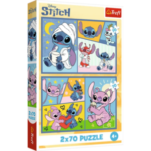 Puzzle 2×70 pcs Stitch