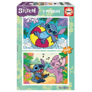 Puzzle 2×100 Stitch EDUCA