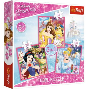 Puzzle 3 en 1 Princess
