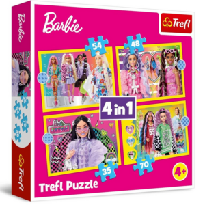 Puzzle 4 en 1 Barbie