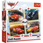 Puzzle 4 en 1 Cars