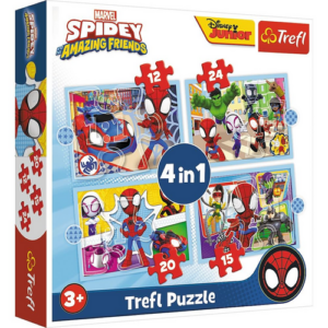 Puzzle 4 en 1 Spiderman