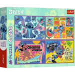 Puzzle 4×250 pcs Stitch