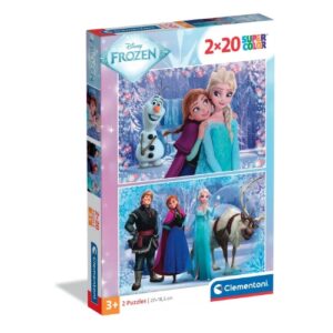 Puzzle Frozen 2×20 pcs Clementoni