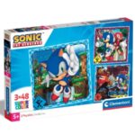 Puzzle Sonic 3×48 pcs Clementoni