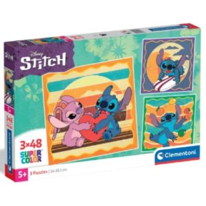 Puzzle Stitch 3×48 pcs Clementoni