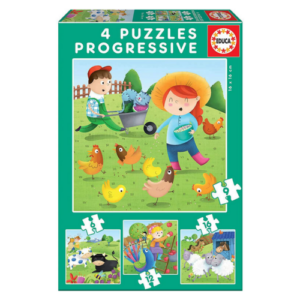 Puzzle progressif Animaux de la ferme EDUCA