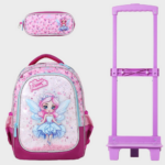 Sac à dos avec chariot 2 pcs GLOSSY BIRD