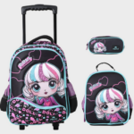 Sac à dos avec chariot 3 Pcs GLOSSY BIRD