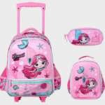 Sac à dos avec chariot 3 Pcs GLOSSY BIRD