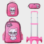 Sac à dos avec chariot 3 Pcs GLOSSY BIRD