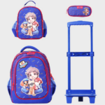 Sac à dos avec chariot 3 pcs GLOSSY BIRD