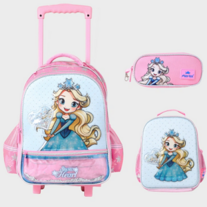 Sac à dos avec chariot 3 pcs GLOSSY BIRD