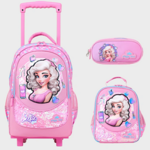 Sac à dos avec chariot 3 pcs GLOSSY BIRD