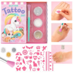 Set tatouages paillettes licorne