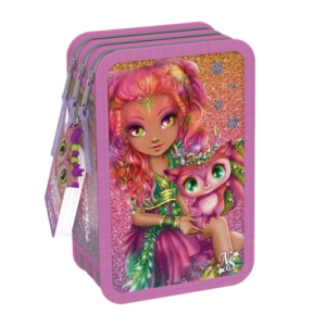 Trousse de crayons à 3 volets