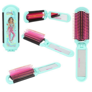 Brosse à cheveux Pliante avec miroir
