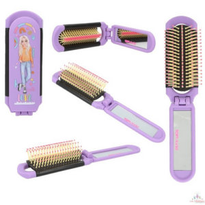 Brosse à cheveux Pliante avec miroir