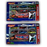 6 Voitures metalliques et camion